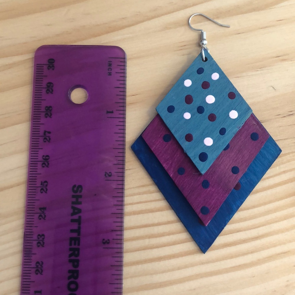 Handmade earrings - Picture 2 of 3